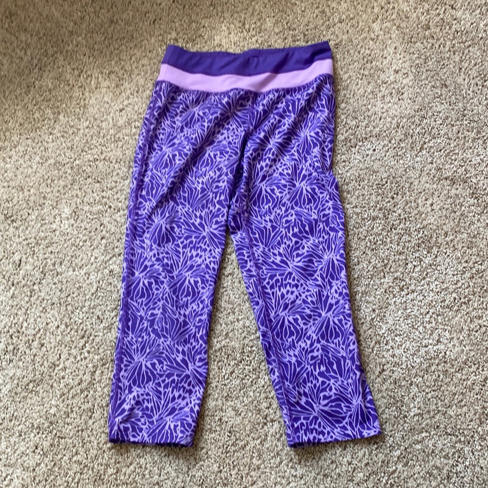 Purple leggings